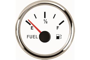 ELING Jauge de niveau de carburant étanche pour navires de voiture indicateur de Signal 0-190ohm jauge de niveau d'huile 52mm avec rétro-éclairage 9-32V
