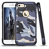 leobray for iPhone 7/8 case,Heavy Duty Protective Bumper Shockproof Armor Ultra Hybrid Rugged Camouflage Case for iPhone 7/8-