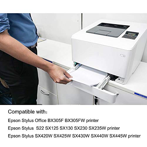 IKONG Compatible Epson T1281 T1282 T1283 T1284 Cartuchos de Tinta  Trabajar con Epson Stylus SX420W SX235W SX125 SX230 SX130 Office BX305FW Office BX305F SX445W SX440W SX430W SX425W S22 Impresora- 18 Pack de 9 Negro 3 Cian 3 Magenta 3 Amarillo