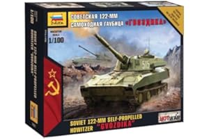 GSI CREOS Zvezda 500787421 – 1/100 autopropulsé soviétique 122 mm Gvozdika
