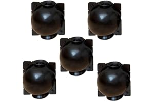 JIZIAN 5Pcs Small Black Plant Rooting Device -Air Layering Pods - High-Pressure Propagation Ball Rooter Box for Garden -Reusable Plant Rooting Device Plant Rooting Grow Box