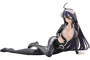 DEXSHUN Albedo figurka anime Albedo, Cosplay, model z kreskówki, figurka akcji, PCW, dekoracja, przedmiot kolekcjonerski, prezent dla fanów anime, 18 cm