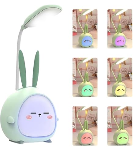 Lampe De Lecture USB Chat - Flexible 360°, LED Protège Les Yeux, Rechargeable - Veilleuse Mignonne Pour Enfant, Bureau, Lit