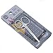 Ungfu Mall 1 pc Stainless Steel Nose Ear Facial Hair Trimmer Scissors Stainless Steel Nose Ear Facial Hair Trimmer Scissors