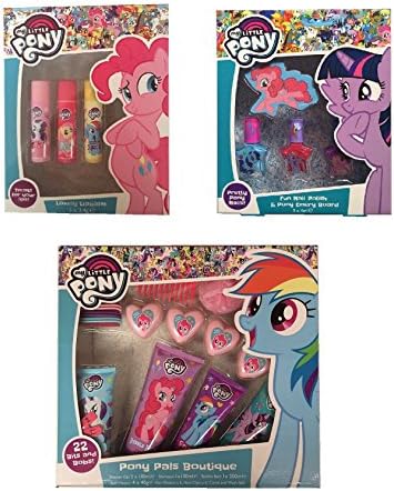 My Little Pony Kids Lip Balm, Nail Polish &amp; Boutique Gift Sets Multipack