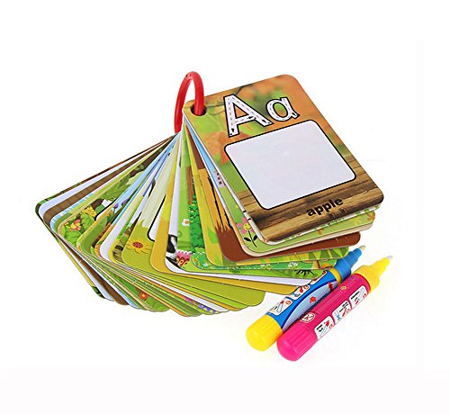 AEVEA Libro para Colorear La Magia del Agua con 2 Pluma del Agua Agua Reutilizable Dibujo Libro 26Pcs