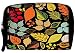 Snoogg Colorful Leaves Black Designer Travel Buddy Toiletry Bag / Bag Organizer / Vanity Pouch RS.299.00