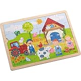 HABA 301942 - Holzpuzzle "Antons Bauernhof"