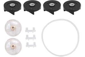 EAST BUY Ingranaggio base, accessori di 6 ingranaggi base e ricambio lama ingranaggi per Magic Bulle Blender 250W(B)