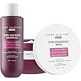 Bare Anatomy Curl Defining Shampoo + Curl Enhancing Hair Mask | Smoothens & Conditions Hair | Curl Retention & 2X Frizz Protection For 48 Hours | Sulphate & Paraben Free | Women & Men | 250 ml + 250gm