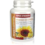 Vitamin D3 2000iu | 360 Tablets | Bones Immunity Brain | 100% money back guarantee | Manufactured in the UK