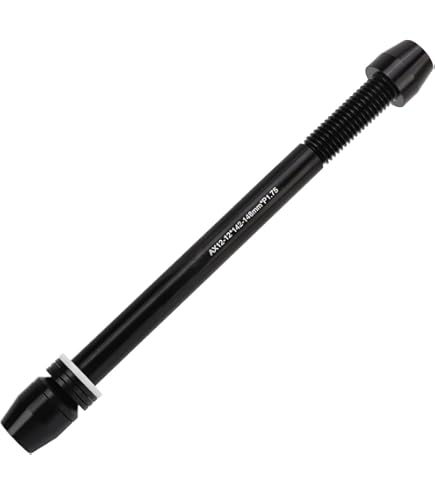 Axe Fileté M12 Axe Traversant Pour Vélo Home Trainer - 12x142-148mm - Filetage M12x1.5 Ou M12x1.75 - Avec Entretoises Axe Traversant Vélo