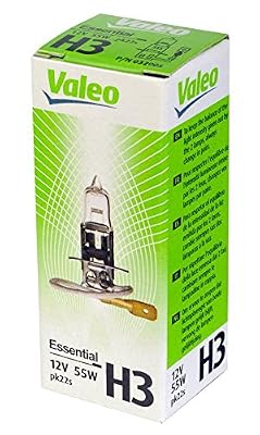 Valeo Ampoules Halogène, H3-Essential-Cardboard x1, 32005