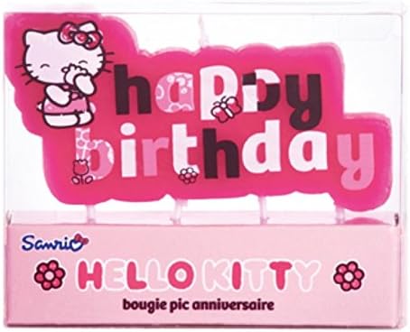 Devineau 1019005 Happy Birthday Picks Hello Kitty Candle