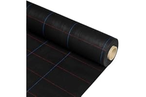 Jardin202 - Malla Antihierbas (Negro) 120gr | Resistente Estabilizada UV | Malla contra Las Malas Hierbas | 2 x 20 m -
