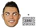 Produktbild Cristiano Ronaldo Fussballer Single Karte Partei Gesichtsmasken (Maske) Enthält 6X4 (15X10Cm) starfoto