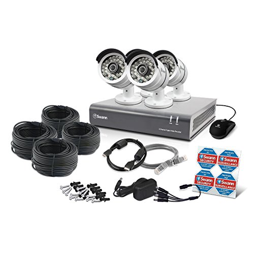 Swann SWDVK-846004-UK - 8 Channel 1080P Digital Video Recorder and 4 x PRO-A855 Cameras - White