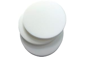 SARANI Imbottitura Cuscini Spessore Sedie Gommapiuma Tonda Coprisedie Morbida 18 kg/mc (diametro 50x3 cm)