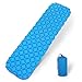 Produktbild Quate leicht Schlafsack selbstaufblasend Pad, selbst aufblasbare Camping Pad Kompakte Größe, Schlafsack, Hängematte, Zelt für Camping/Angeln/Wandern/Reisen himmelblau/blau