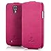 Produktbild zanasta Tasche Samsung Galaxy S4 Hülle Flip Case Schutzhülle Handytasche mit Klappverschluss Pink