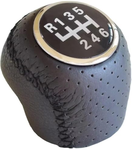 Kuuleyn Pomello del cambio per auto, Manopola del cambio, testa del cambio, testa della leva del cambio a 6 marce adatta per Fiat Ducato Citroen Jumper Peugeot Boxer
