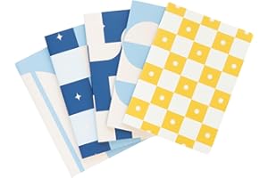 ‎KOKONOTE Kokonote 5er Pack Akalia Notizbücher A5 - Notizbuch klein A5-2 Notizbuch Liniert 2 Notizbuch Dotted 1 Notizbuch Blanko - Notizblock A5