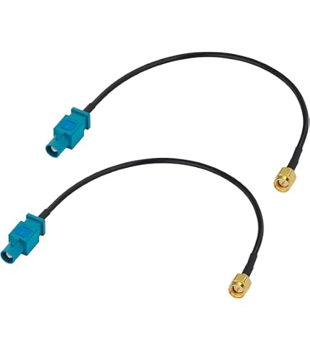 Tomzz Audio 1500-021 Adaptateur Antenne GPS Fakra (M) Z Vers GT5 - Parfait Pour Alpine, Kenwood Et Autoradios Retrofit