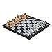 Produktbild Reise - Schachspiel LOMATEE magnetisch Schachspiel Chess aus Kunststoff für Kinder 25x25cm mit faltbarem Schachbrett & Schachfiguren für unterwegs Reise Camping