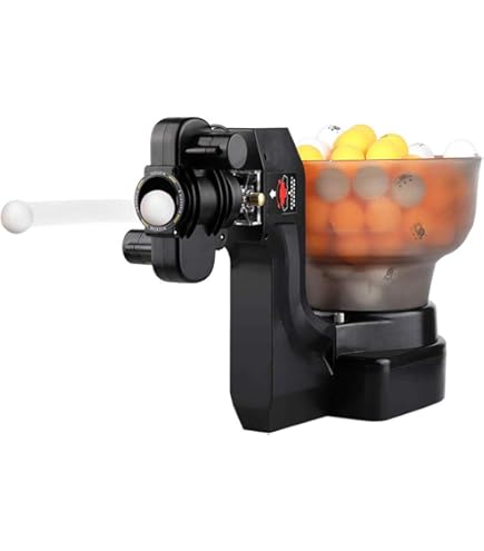 Pongbot Ping Pong Ballmachine, automatische pongbot, tafeltennis, balmachine met net en afstandsbediening, individuele frequentie en balsnelheid, ping pong bal werpmachine