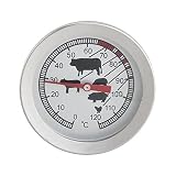 Thermomètre De Cuisson En Acier Inoxydable Pour Barbecue Grill