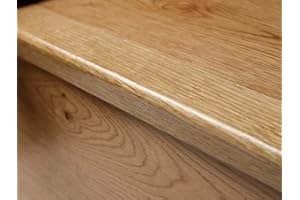 Universal Moudlings 100% Solid Oak Stair Step Profile Nosing Lipping For 15mm Floors, 900mm Long & OILED