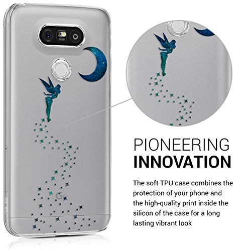 kwmobile Funda para LG G5 G5 SE - Carcasa Protectora de TPU con dise o de Hada en Azul Oscuro petr leo Transparente reviews kwmobile Funda para LG G5 G5 SE - Carcasa Protectora de TPU con dise o de Hada en Azul Oscuro petr leo Transparente