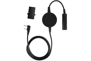TANGXI TCI PTT para Casco Talkie-Talkie Radio, Casco K Head Push-to-Talk PTT, TCI Round PTT Impermeable para Walkie-Talkie Radio bidireccional para Motorola, para Kenwood