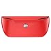 Produktbild MoKo Brillenetui, Tragbare PU-Leder-Augen-Brille-Tragekoffer Hard Case Pouch Protector für Männer & Frauen - Rot