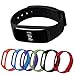 Produktbild Smart Armband, Fancy Cherry® Neuesten M8 Bluetooth 4.0 Smart Fitness Tracker Blood Druck Herzfrequenz Monitor Wasserdichte Sport Armband für Android iOS Smartphones id107 Aktualisierte Version, STRAP ONLY - Black