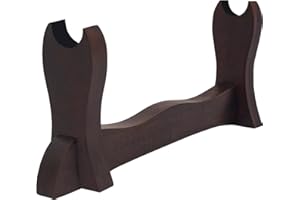 Lord of Battles Medieval Solid Wood Tier Sword Display Stand / Sword Holder / Gladiator Sword Display / Katana Sword Holder (One Tier)