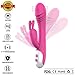 Produktbild G-Punkt Vibratoren für Sie mit Klitoris Stimulation, Treediride Dual Motor Massagegerät mit 7 * 7 Vibrationsmodi Realistischer Dildo Rabbit Vibratoren Sexspielzeug