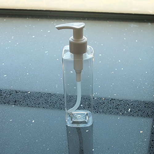 2 5 10 PCS 240 ml leere Behälter Quadratisch Flaschen Spender Creme Lotion Liquid Shampoo Seife weiße Kappe