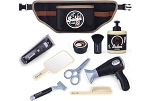 Hojalis Hairdresser Role Play for Kids, 10 Pcs Kids Hairdressing Set, Haircut Barber Set Toy, Kid Barber Shop Toys, Beauty Salon Playset, Role Play Toys Pretend Play Toy for Boys Girls