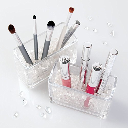 InterDesign 25520EU Bella Kosmetik-Organizer mit Dekorativen Glasperlen, durchsichtig, 10,67 x 4,75 x 8,26 cm - 5