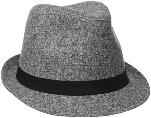 Nautica Women's Marled Fedora Hat, Grey, One Size