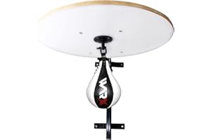 WARX Heavy Duty Speed Ball Platform Set Swivel Boxing Punching Bag Stand Workout