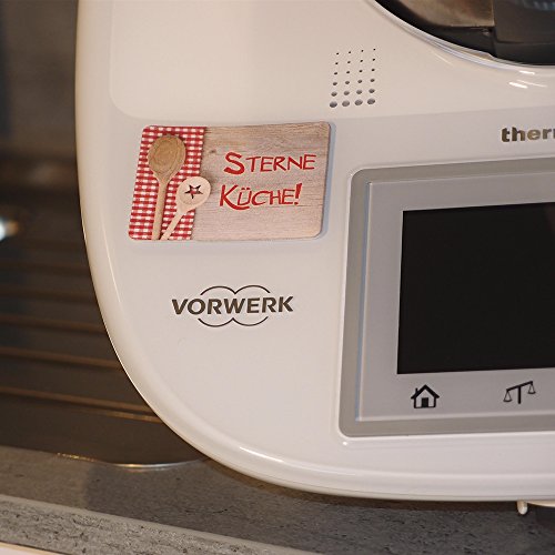 2in1 Thermomix Deko-Sticker/Aufkleber & Display-Cleaner "Kochlöffel"