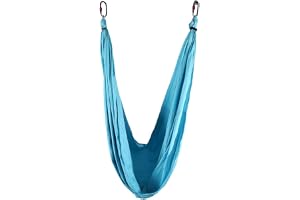 Anti Aerial Yoga Hammock Swing, Mycket Elastiskt, Andningsbart Material, Yoga Swing Sling Aerial Swing Sling för Kroppslinjer