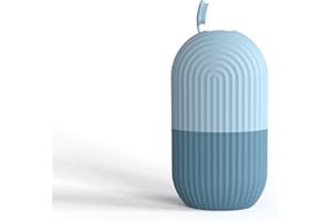 HAOFY Ice Face Roller, Face Icer Ulga w Bólu Antypoślizgowy Uchwyt Trwały Silikon Łatwa Obsługa Ice Face, Eyes and Neck for Face Massa (nowy jasnoniebieski)