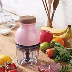 TAGUDA Portable Hand Mixer Grinder Chopper Juicer Vegetable Cutter Onion Garlic Ginger Pepper Crusher Wet Dry Machine Mini Electric Chopper for Kitchen (Electric Chopper)