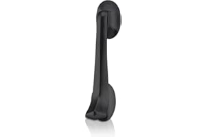 XFORT® Battente per porte a scorrimento vittoriano nero, Eleganti mobili per porte d'ingresso con un design moderno ed elegante, perfetti per avvisare i visitatori