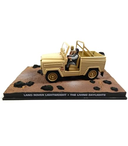 James Bond Land Rover 1990 1/43 Modellauto – The Living Daylights, Sammlerstück