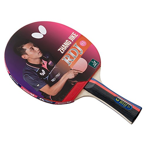 RDJ S1 ITTF Approved Ping Pong Paddle Great Spin Speed & Control Table Tennis Racket