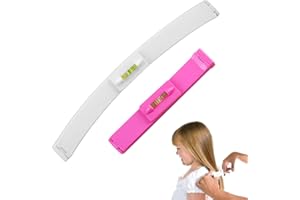 INGJIA,Haare Spitzen Schneiden haarschneidehilfe schablone pony schneiden hilfe Haarschnitt Set, Haarschnitt-Clip, Haarschnitt-Anleitung, Fortgeschrittener Friseur-Assistent(2-Teilig)